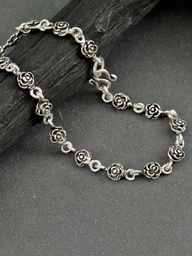 Black Rose Bracelet