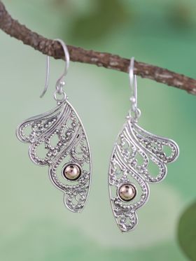 Filigree Wing Earrings