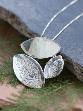 Triple Texture Pendant