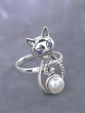 Happy Cat Ring