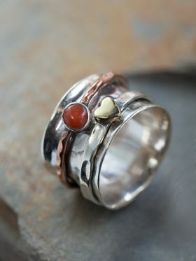 Spinning Heart Ring