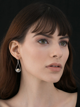 Silver Sling Earrings