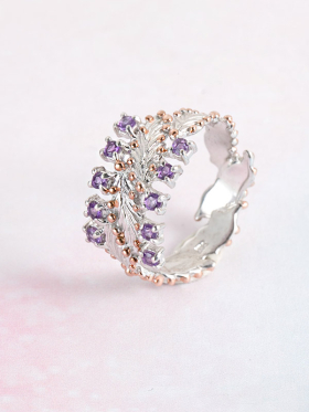 Violet Vine Ring