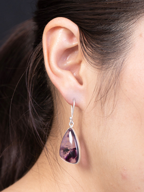 Star Amethyst Earrings