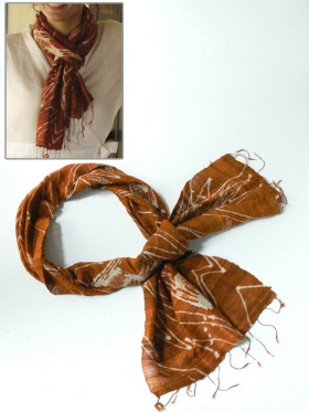 Batik Silk Scarf