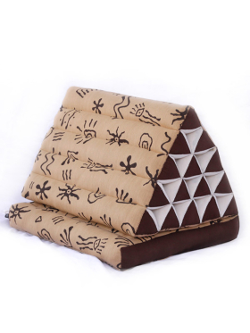 King Triangle Pillow One Fold Batik (aboriginal)