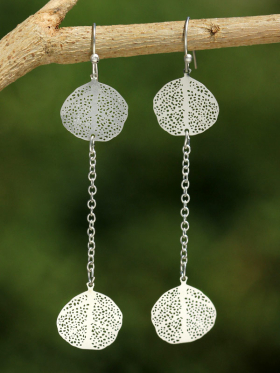 Petite Lily Pads Earrings