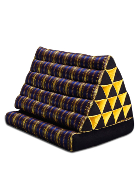 King Triangle Pillow One Fold Royal Silklook (Dark Blue)