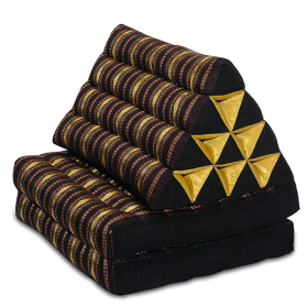 Triangle Pillow Two Fold Royal Silklook (Dark Blue)