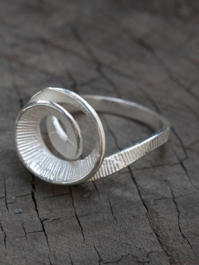 Sterling Whirl Ring