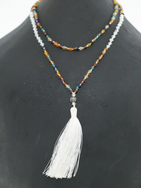 Tuft Hued Necklace