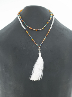 Tuft Hued Necklace