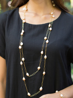 Pearl Path Necklace