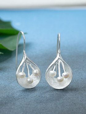 Silver Bell Earrings - Eastern Serenity