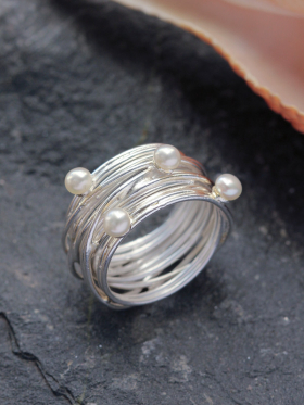 Pearl Cable Ring