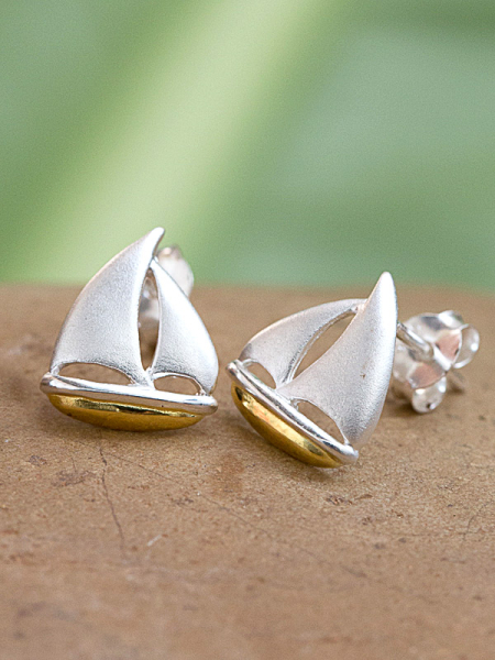 Regatta Earring | Women\'s Jewelry | Vermeil Earrings - Eastern Serenity