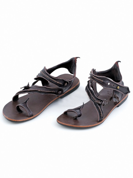 Buy WOODLAND Tan Mens Leather Slipon Sandals | Shoppers Stop-sgquangbinhtourist.com.vn