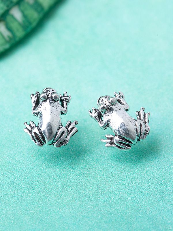 womens-jewelry-tiny-stud-earrings-sterling-silver-frogs