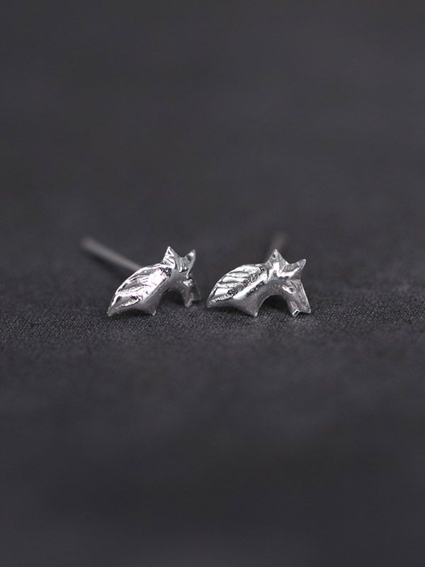womens-sterling-silver-earrings-horse