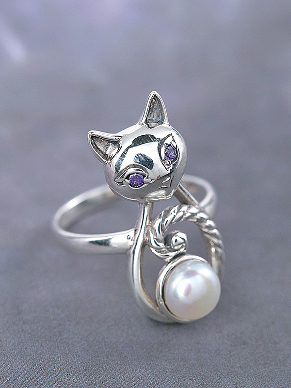 Happy Cat Ring