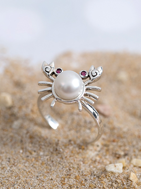 Happy Crab Ring