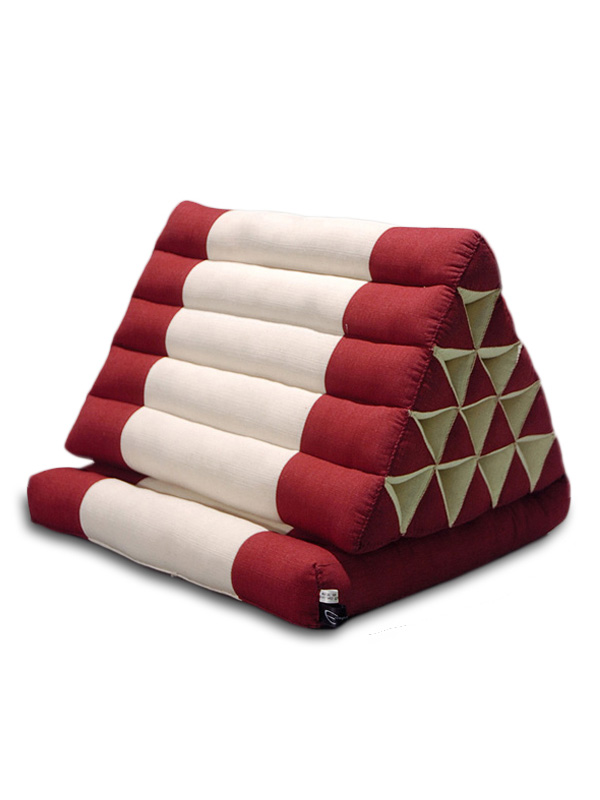 King Triangle Pillow One Fold Cotton Linen