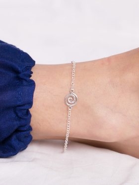 Wave Chain Anklet