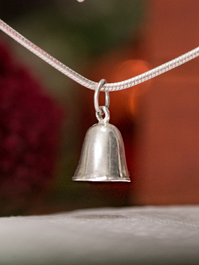 Silver Bell Pendant - Eastern Serenity