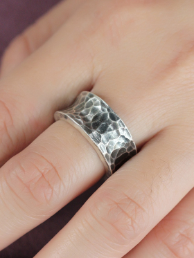 Forged Silver Ring
