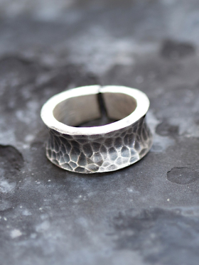 Forged Silver Ring