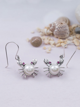 Happy Crab Earrings
