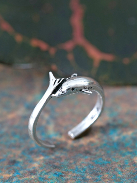Dolphin Toe Ring 