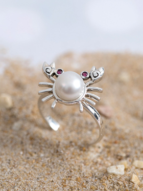Happy Crab Ring