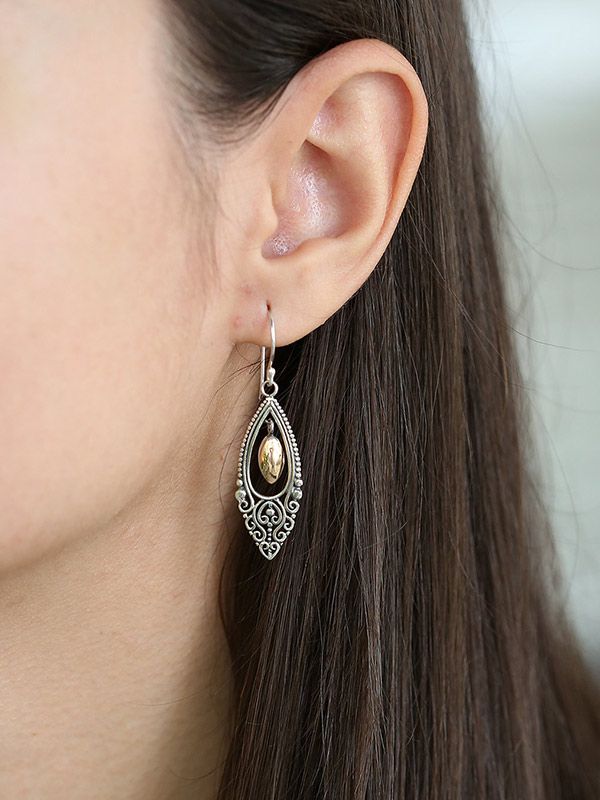 Golden Seed Earrings