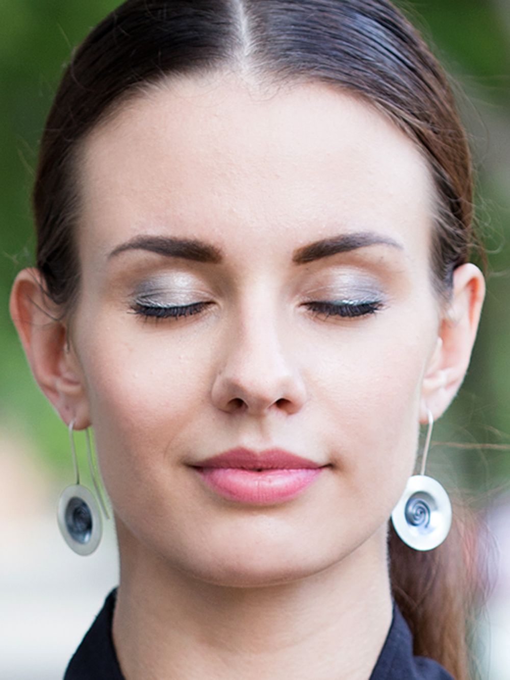Spiral Eclipse Earrings