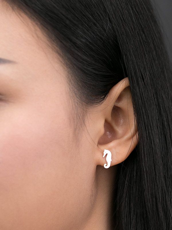 Seahorse Studs