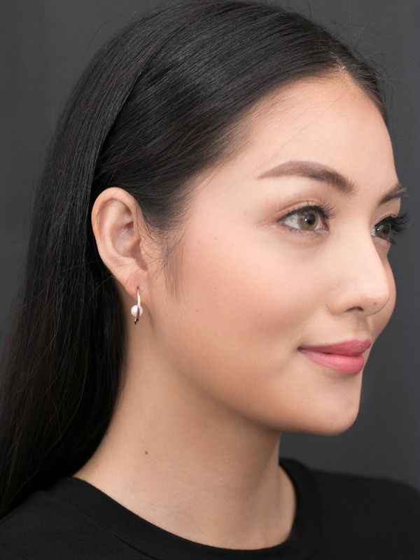 Pearl Curl Studs