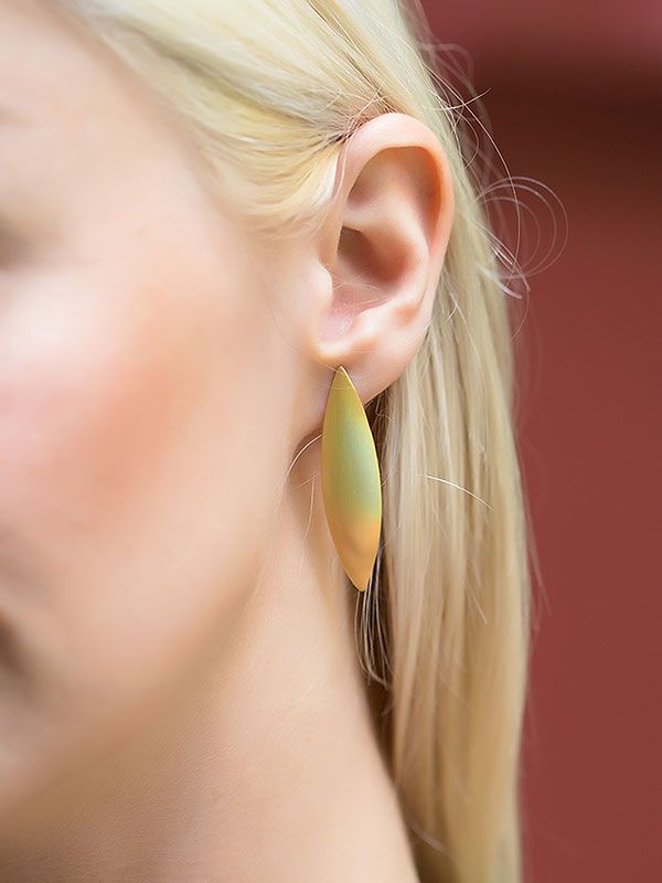Golden Folia Earrings