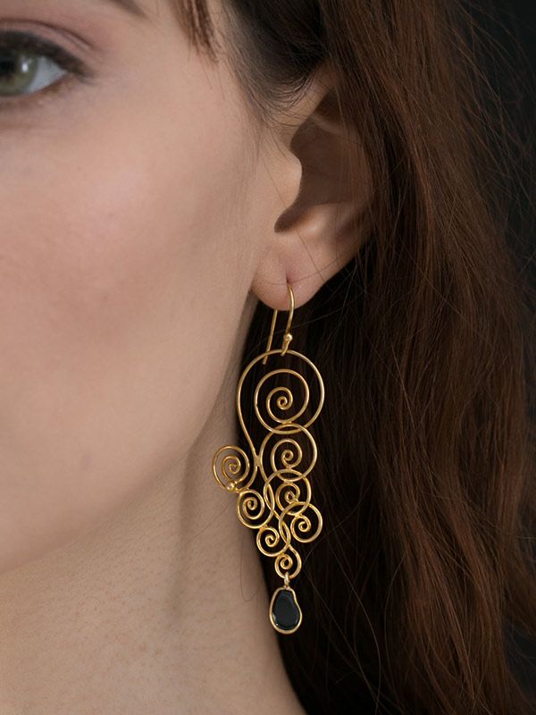 Spiralstone Earrings