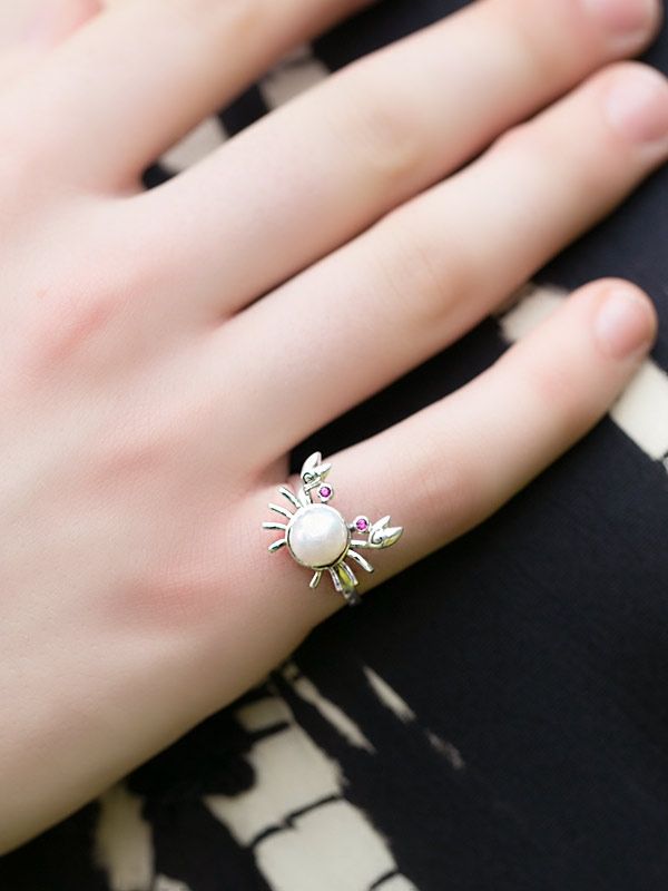 Happy Crab Ring
