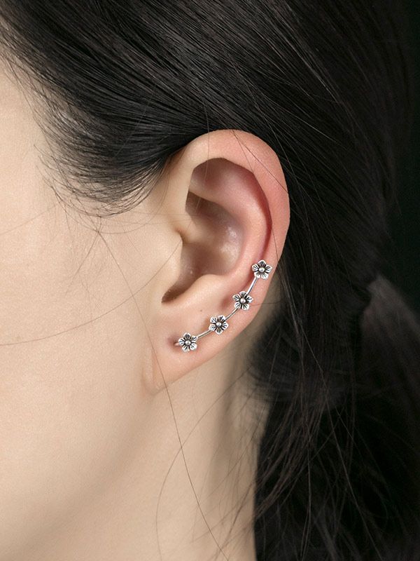 Rose Row Ear Climbers