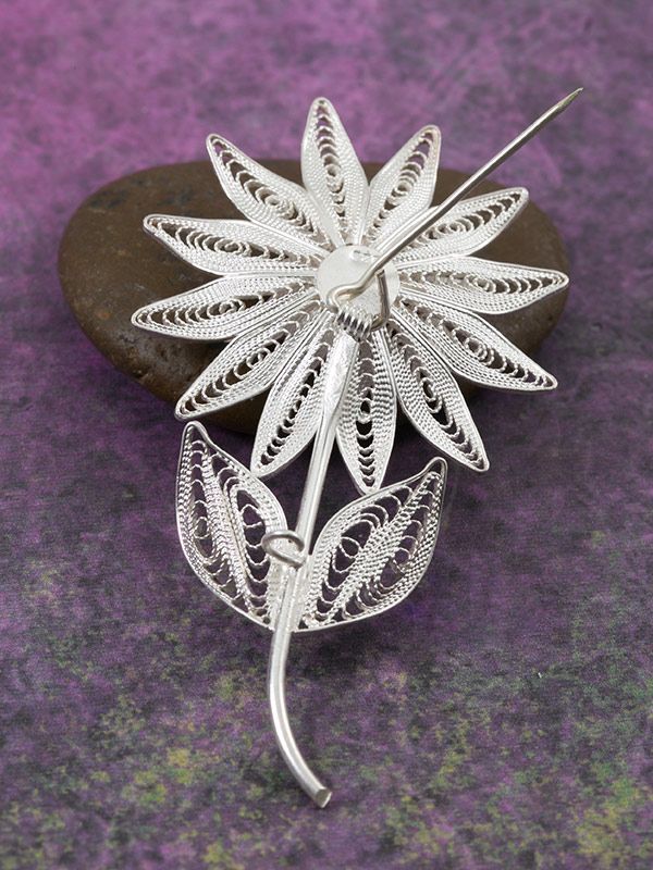 Sunflower Brooch
