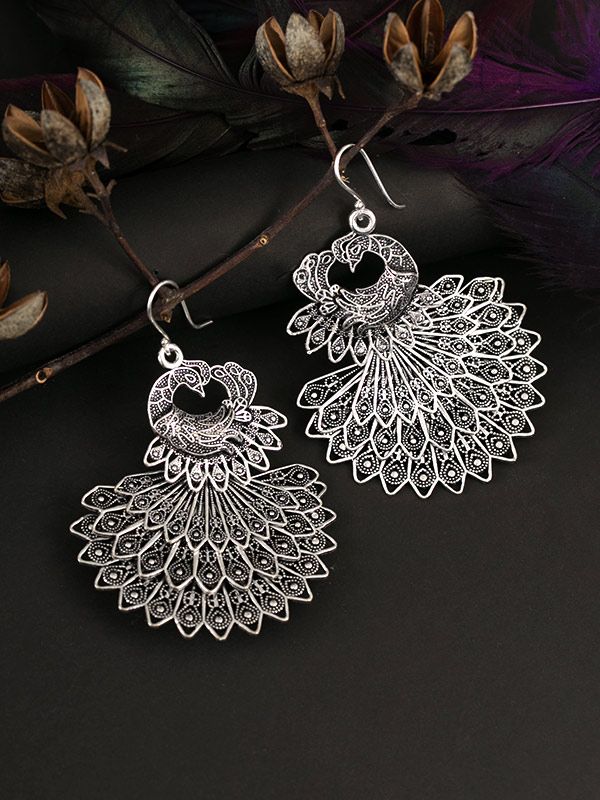 Peacock Earrings