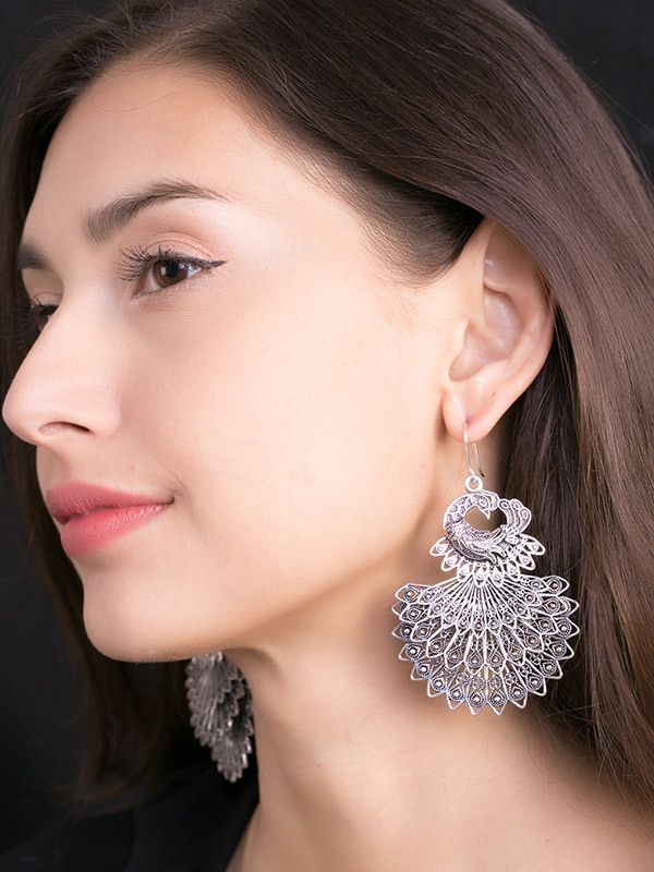Peacock Earrings