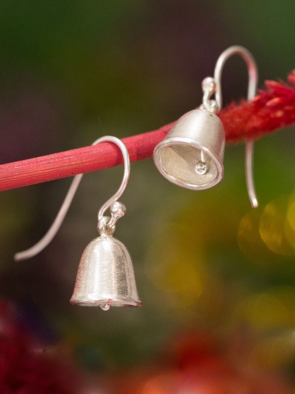 Silver Bell Earrings
