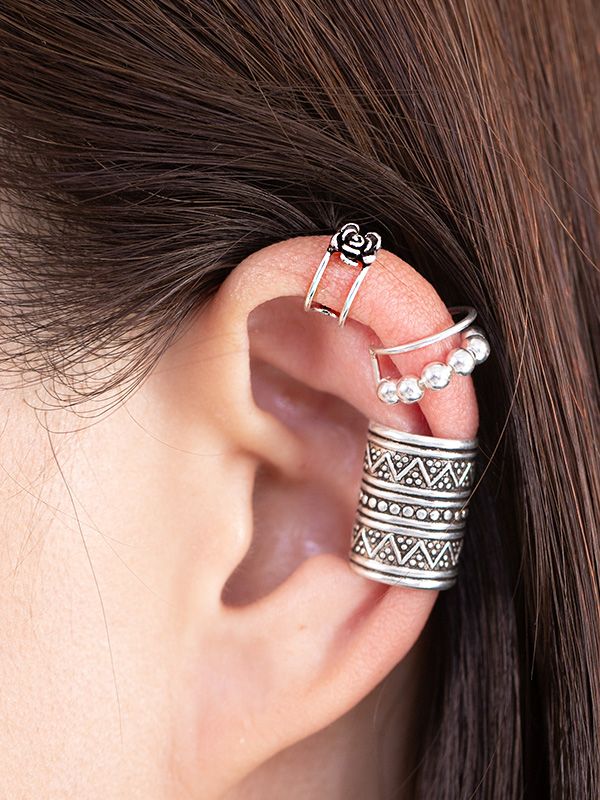 Rose Ear Cuff