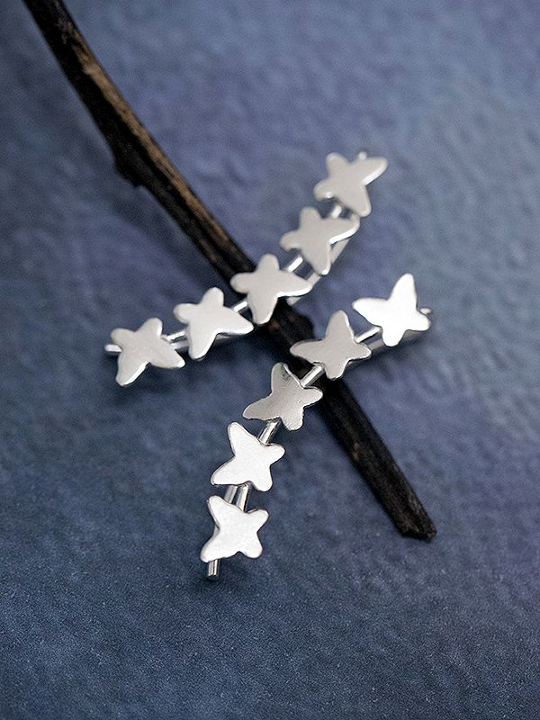 Butterfly Trail Ear Climbers