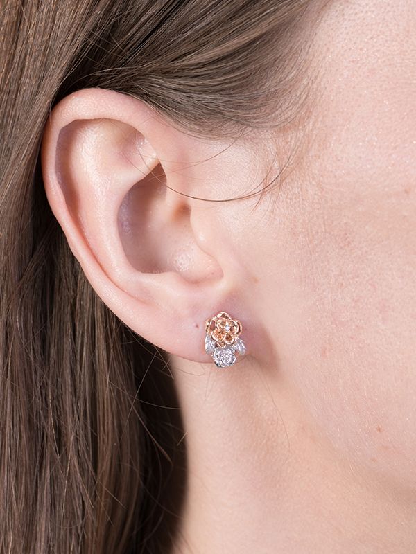 Dawn Rose Studs