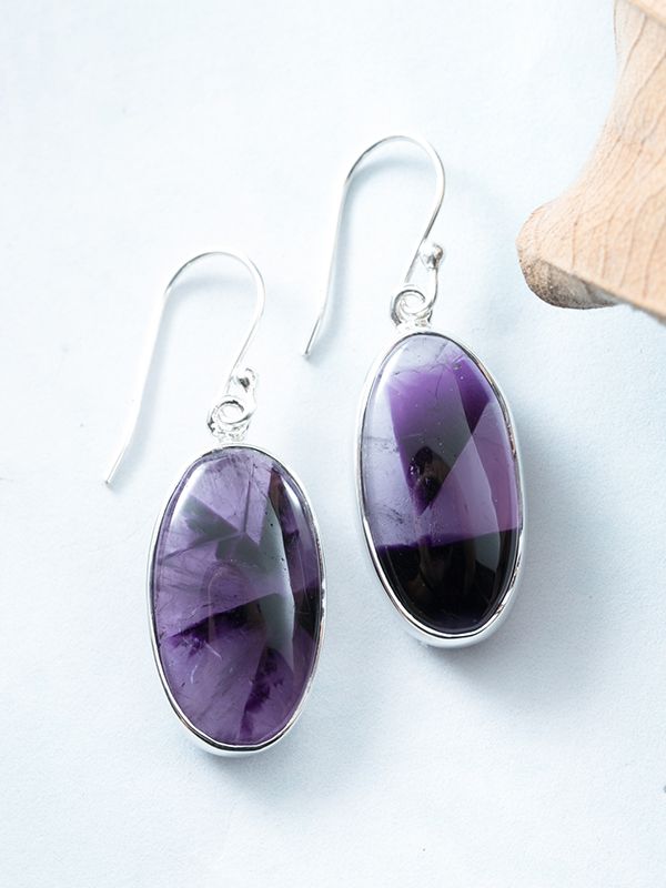 Star Amethyst Earrings