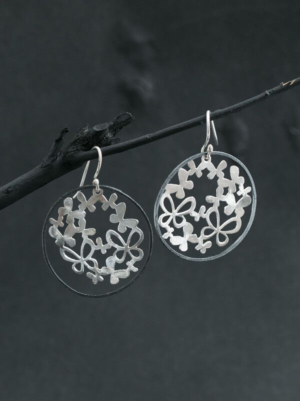 Butterfly Hoop Earrings